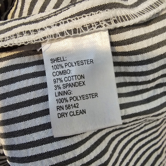 London Times Stripe Seersucker Dress - Picture 6 of 6